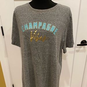 Grey Lane Bryant “champagne vibes” tee